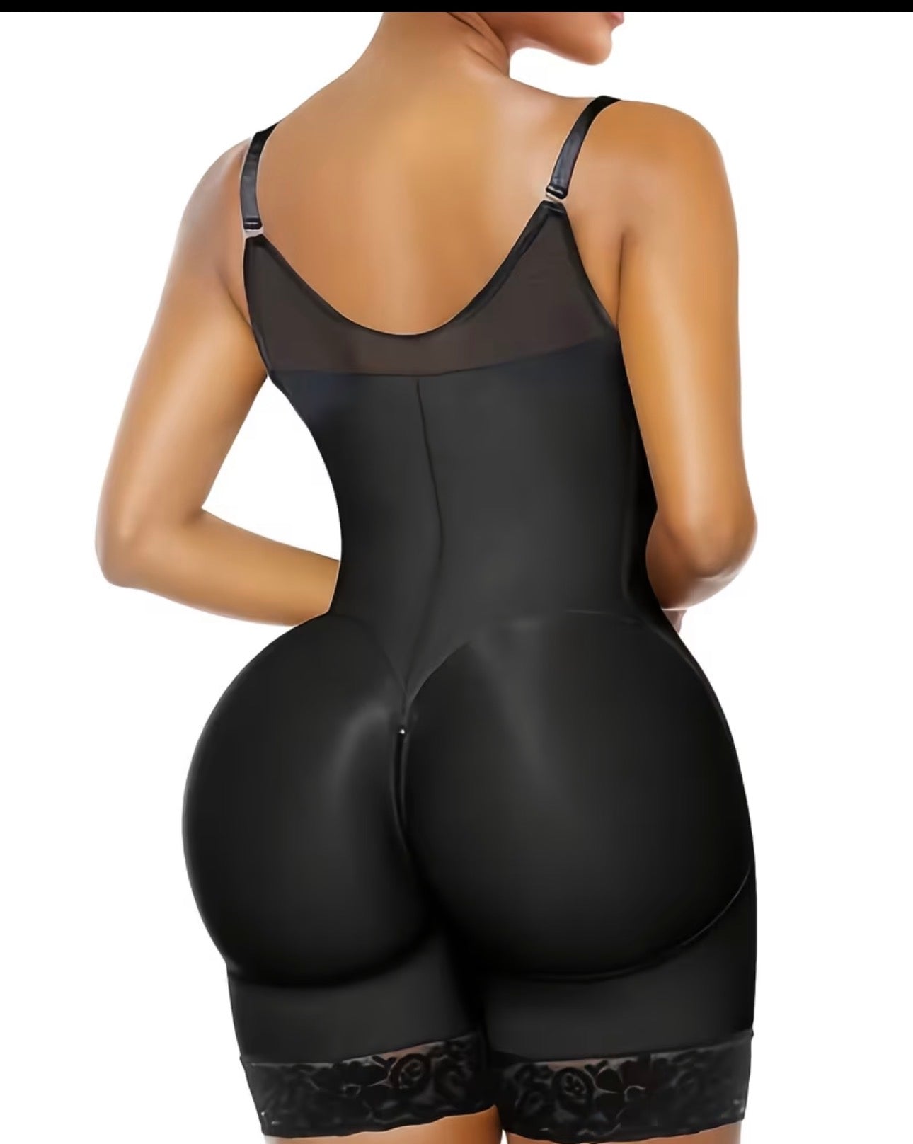 Women Full Body Shapewear Tummy Control Zip Bodysuit Waist Trainer