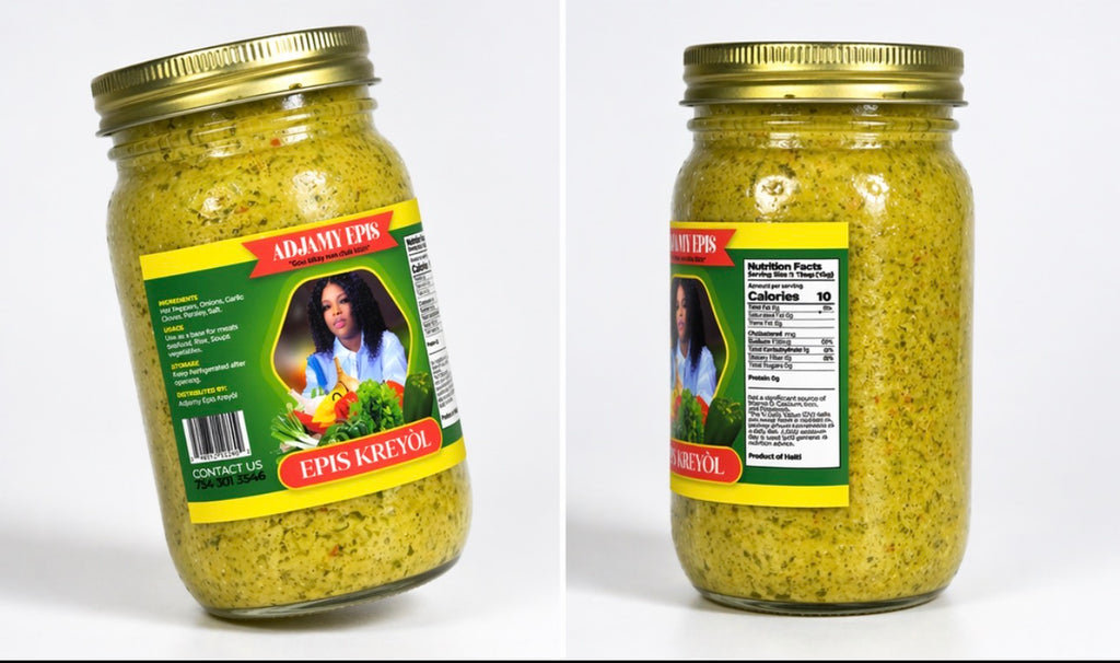 Adjamy Haitian Epis (All Natural Green Seasoning)